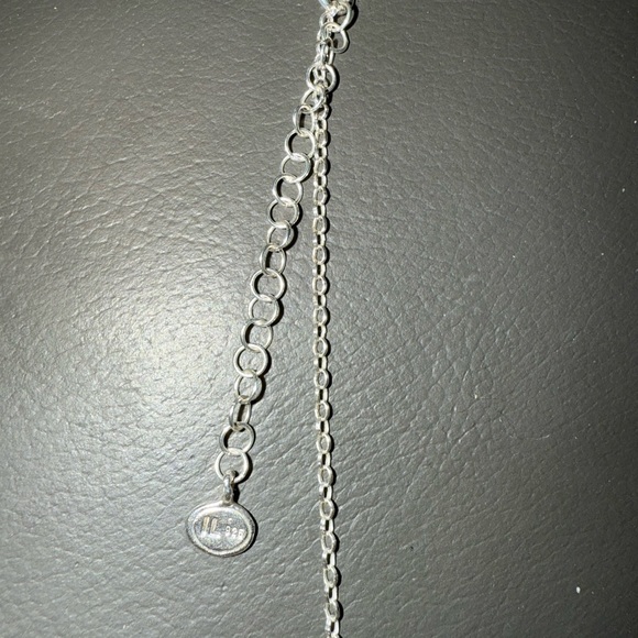 NWOT-Silpada Charming Sterling Silver Double Heart Pendant Necklace - Picture 4 of 4